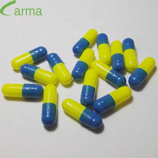 BSE/TSE бесплатно красочные Халяль пустые желатиновые капсулы ракушки Размер 00el