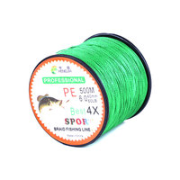 NEWUP Ligne de pêche super résistante de 500 m, ligne tressée, ligne de pêche monofilament, 4 couleurs, pêche japonaise