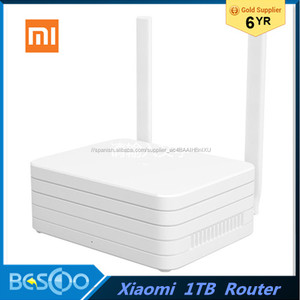 Original xiaomi Xiaomi Router WIFI Dual Band Gigabit router <span class=keywords><strong>Wi</strong></span> Fi Roteador 1200 Mbps NAS 1 TB <span class=keywords><strong>de</strong></span> Disco Duro 2.4G APP - Product Image 1