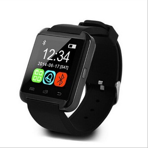 아이폰 <span class=keywords><strong>6</strong></span> iOS 및 삼성 OLED 디스플레이 알람 시계 기능 고무 밴드 용 U8 방수 BT 스마트 시계