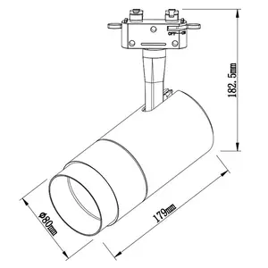 Fabricante Original COB 30W Loja Roupas Comercial Levou Faixa Spot Light