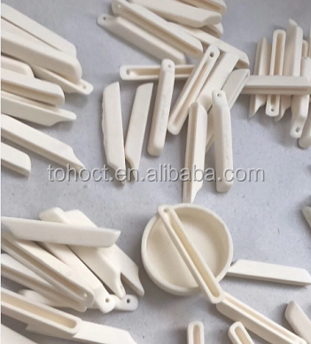 Керамический тигель из корунда в форме лодки