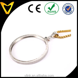 925 argento vite superiore moneta bordo Morgan dollaro lunetta 38 mm collana pendente - Product Image 4