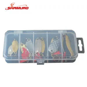 Bán Buôn Màu Sắc Hỗn Hợp 10 Cái/hộp Mồi Câu Cá Kim Loại Spoon Lures Thiết Tươi Nước Bass Pike