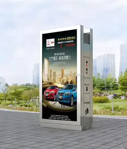 Outdoor aluminum scrolling mupi advertising billboard cn jia cloth recyclling Bests