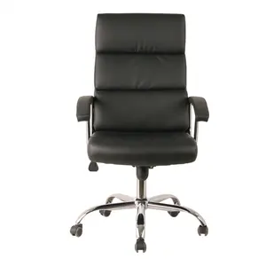 Модный массажный роскошный кожаный стул с высокой спинкой для дома и офиса