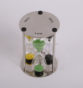 Minuterie de sable en métal, personnalisé 3 4 5 minutes, minuterie de thé 3 en 1, livraison gratuite - Product Image 4