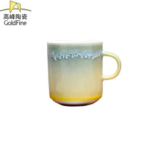 Tazas de porcelana con esmalte reactivo para el hogar, tazas de café de cerámica para jardín, regalos navideños, novedad de <span class=keywords><strong>2022</strong></span> - Product Image 1