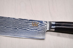 San-mai-cuchillo de cocina Damasco con diseño clásico, juego de cuchillos baratos con caja magnética bonita - Product Image 5
