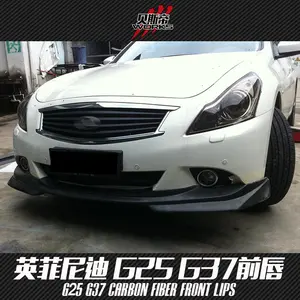 JP Style ลิ้นหน้าคาร์บอนไฟเบอร์,ชิ้นส่วนร่างกาย ForInfiniti G25 G37รถเก๋ง4Dr