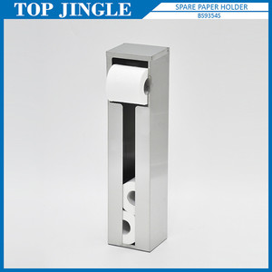 Large Variétés Porte-rouleau de papier toilette en métal de rechange noir à trois rouleaux - Product Image 5