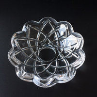 Pièces de lustre en cristal de haute qualité, bol porte-bougie, bobeche