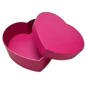 Caja de embalaje en forma de corazón de regalo personalizada de alta calidad