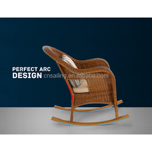 Chaise à bascule extérieure de rotin extérieure de manière de loisirs de navigation de temps de navigation de jardin pour la ter - Product Image 4