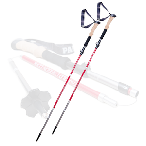 Bastón plegable precios, fibra <span class=keywords><strong>de</strong></span> carbono <span class=keywords><strong>trekking</strong></span> Polo para la venta, mejor senderismo polos para las mujeres - Product Image 1