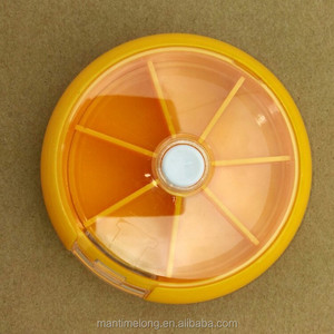 Boîte à pilules intelligente avec rotation automatique, kit de 7 cadres, boîte à pilules avec verrouillage, boîte à pilules ronde - Product Image 3