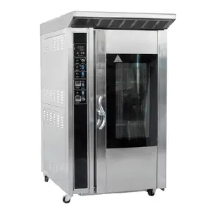 Forno elettrico industriale a convezione 12 teglie (elettrico e a gas) macchina per la cottura di biscotti per biscotti al pane