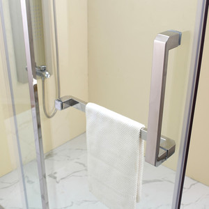 <span class=keywords><strong>Mampara</strong></span> de <span class=keywords><strong>ducha</strong></span> con marco de <span class=keywords><strong>acero</strong></span> <span class=keywords><strong>inoxidable</strong></span> para puerta de baño D53B - Product Image 4