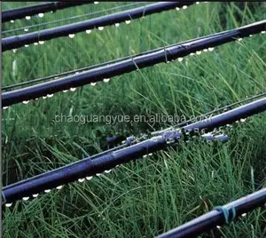 Tubo de irrigação em plástico pe, máquina para fabricação de tubulação de irrigação por gotejamento para agricultura/interior redondo