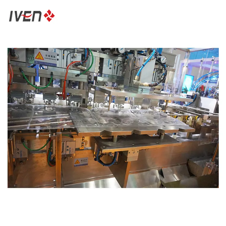 50ml, 100ml, 250ml, 500ml, 1000ml LVP Planta de fabricación de máquina de llenado de solución salina IV normal