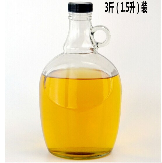 Haonai 1.5L/2L Wine JUG Growler Beer Glass Jug with Plastic Lid Can Be Frosted