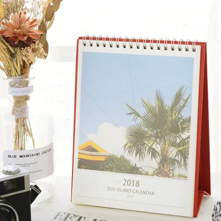 Hot Sale Customized Full Printing Table Calendar Hanging Wall Calendar