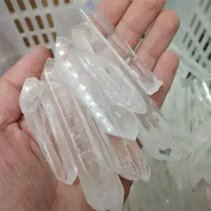 Hot Koop Natuurlijke Lemurische Zaad Quartz Raw Crystal Punten Specimen Ruw Originele Voor Hanger