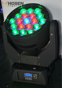 2015 más nuevos 19pcs 15w 4 en 1 RGBW llevó zoom moviendo lavado ligero cabeza cabeza móvil con <span class=keywords><strong>la</strong></span> luz del haz de control del an - Product Image 3