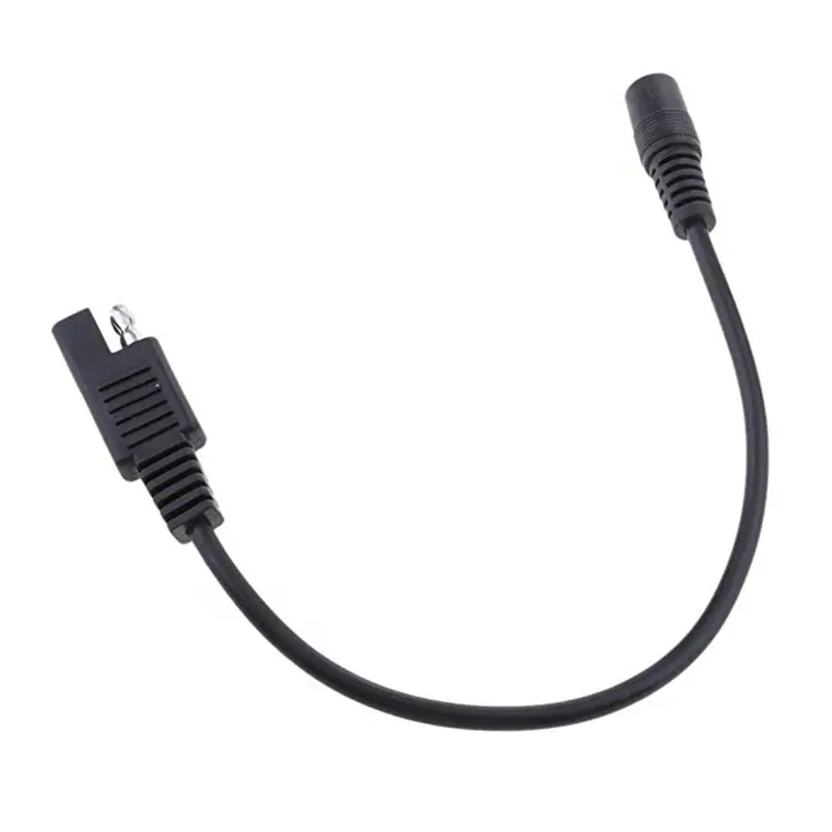 SAEコネクタTo DC 5.5ミリメートル × 2.1ミリメートルケーブルCoax Female 20AWG Cable Motorcycle Heat Clothing Adapter