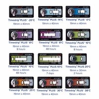 Timestrip PLUS 8 C 48 heures Bouton sur le dos Suivi de la température