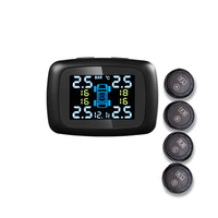 Allume-cigare de voiture numérique réglable TPMS, Mini capteurs de pression des pneus système de contrôle