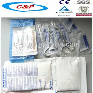Drape-paquete quirúrgico desechable para bebé, suministro de uso hospitalario, con certificado CE ISO13485