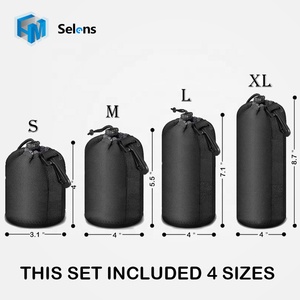 Selens Waterproof Shockproof Neoprene Soft <strong>Camera</strong> Lens Pouch Size S <strong>Small</strong> Sleeve Drawstring <strong>Bag</strong> for DSLR Mirrorless Prime Lense - Product Image 6