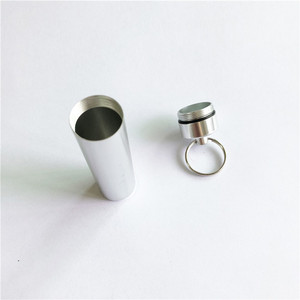 23*88mm Özel Alüminyum Tutucu Kılıf Hap Durumda Anahtarlık Saklama Kabı Kulak Tıkacı ve Küçük Araçlar - Product Image 2