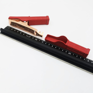 Pinces crocodiles plaquées cuivre 100 A pour <span class=keywords><strong>chargeur</strong></span> de <span class=keywords><strong>batterie</strong></span>, robustes - Product Image 2
