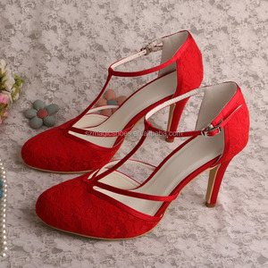 Elegante Pizzo Bianco <span class=keywords><strong>Scarpe</strong></span> Da Sposa Da Sposa - Product Image 2