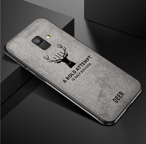 เคสผ้าใบแคนวาสลายนูนรูปกวางสำหรับ <span class=keywords><strong>Samsung</strong></span> <span class=keywords><strong>Galaxy</strong></span> S8 S9 S10 S10 + S10 <span class=keywords><strong>Lite</strong></span> M10 20 A20 30 50ฝาหลัง - Product Image 2