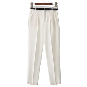 OL Style-Pantalones formales blancos <span class=keywords><strong>para</strong></span> mujer, pantalón informal <span class=keywords><strong>para</strong></span> oficina, <span class=keywords><strong>2022</strong></span> - Product Image 1
