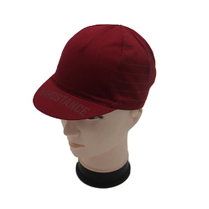 Custom handling black racing cycling cycle caps hats short brim cap printing with elastic back - Product Image 3