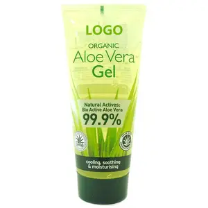 Organic Aloe vera Gel Puro Per La Pelle Lenitivo e Idratante