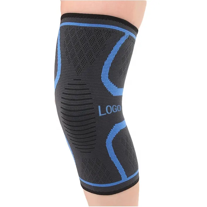 2020 High Elasticity Knee Support Pads Guard Outdoor Sports Protector Lifting Knee Sleeves wrap for Basketball Football Running