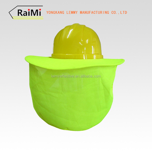 Barato Al Por Mayor Producción de Seguridad de Alta Visibilidad Fluorescente Amarillo Casco de Seguridad Sombrero de Sol Parasol - Product Image 3
