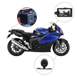 卸売 オートバイdvrダッシュカム-3インチMini Full HD 1080P Motorcycle Camera DVR Dash CamとSpecialized DualトラックFront Rear Motorcycleレコーダーカメラ