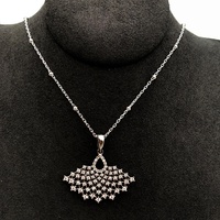 Collier de paon de style américain Pendentif de danseuse de ballet en or, Boîte à musique Bijoux de ballerine, Bijoux de robe Collier de ballet