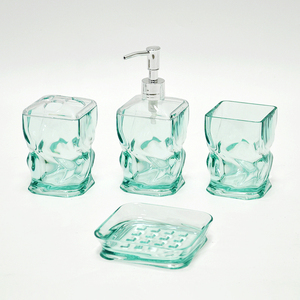 Accesorios de baño de acrílico púrpura transparente elegante - Product Image 5