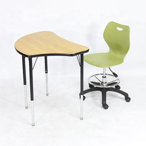 Ensemble Chaise et Bureau Individuel en Métal Durable à <span class=keywords><strong>Prix</strong></span> Compétitif – Design Moderne et Réglable pour Salle à Manger, Bureau et Salon - Product Image 6