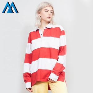 Delle <span class=keywords><strong>donne</strong></span> Della Banda di Rugby <span class=keywords><strong>Polo</strong></span> da Donna Camicia A <span class=keywords><strong>Maniche</strong></span> <span class=keywords><strong>Lunghe</strong></span> - Product Image 1