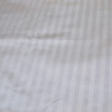 Гостиничная хлопковая полиэфирная атласная полосатая ткань для простыни