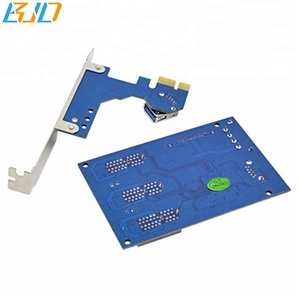<span class=keywords><strong>PCI</strong></span> Express <span class=keywords><strong>PCIe</strong></span> X1 giao diện để 3 x <span class=keywords><strong>PCI</strong></span>-E 1X khe cắm <span class=keywords><strong>Adapter</strong></span> mở rộng <span class=keywords><strong>riser</strong></span> thẻ + 60cm <span class=keywords><strong>USB</strong></span> 3.0 cáp cho ADM <span class=keywords><strong>Card</strong></span> đồ họa - Product Image 5