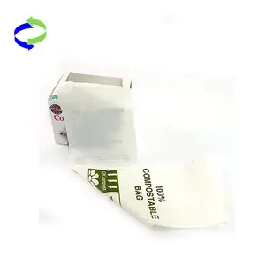 sacchetto di immondizia 12 Suppliers-Di alta Qualità 100% Biodegradabile Compostabile Stella Sigillo Spazzatura/Sacchetto di Immondizia